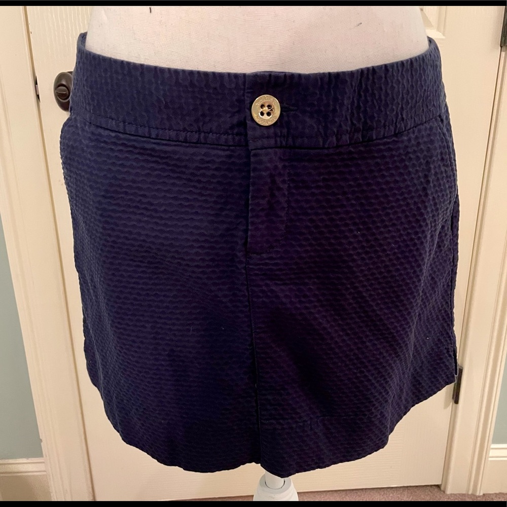 Lilly Pulitzer Callahan Skort. True Navy. Size 6